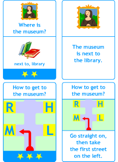 Flashcards for learning games