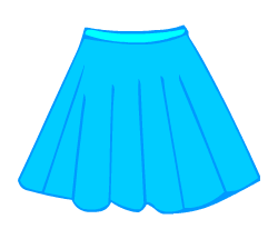 English words: skirt
