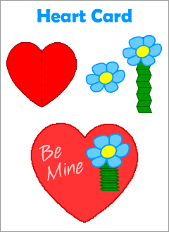 Valentine's Day cards for kids learning English