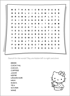 Wordsearch puzzles for English learners