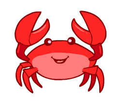 English vocabulary: crab