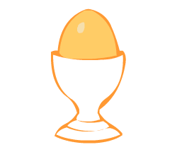 English words: egg