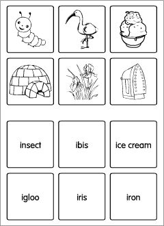 ABC flashcards for English learners