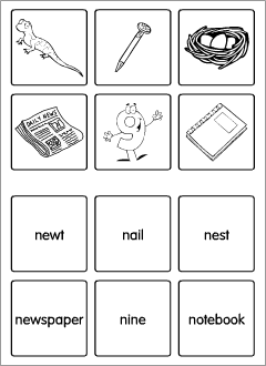 Flashcards for kids learning English