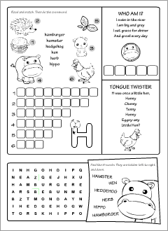 ABC worksheets for learning English