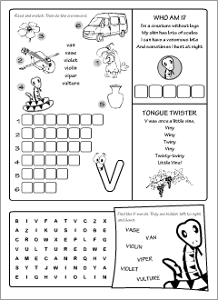 Worksheets for kids: ABC