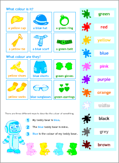 Materials for kids learning English