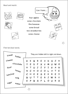 Worksheets to learn English in a fun way
