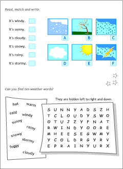 English activities for kids to print