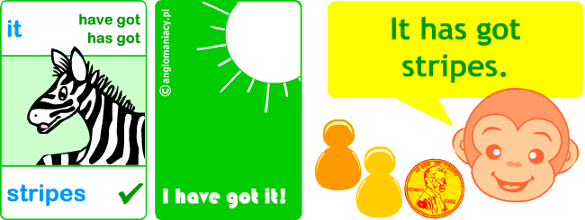 English grammar for kids: verb have got games
