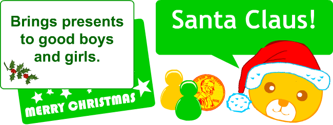 English learning games: Christmas