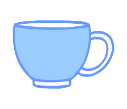 English words: cup
