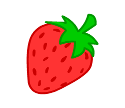 English words: strawberry