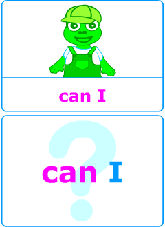 Flashcards for learning English verbs