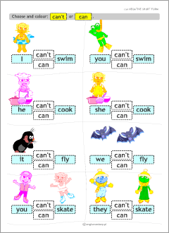 English verbs: worksheets for teachers