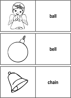 ESL dominoes: Christmas vocabulary