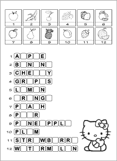Worksheets for teaching English to kids