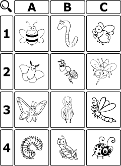 ESL board games: Insects vocabulary