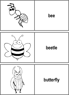 ESL dominoes: Insects vocabulary