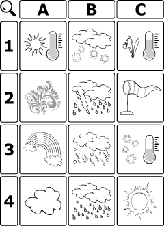 ESL printables: Weather vocabulary