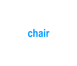 Flashcards: chair