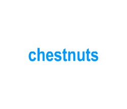Flashcards: chestnuts