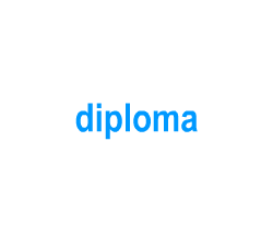Flashcards: diploma