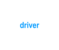 Flashcards: driver