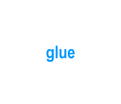 Flashcards: glue