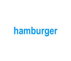 Flashcards: hamburger