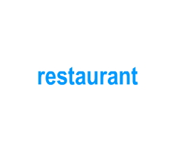 Flashcards: restaurant