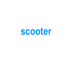 Flashcards: scooter