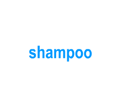 Flashcards: shampoo