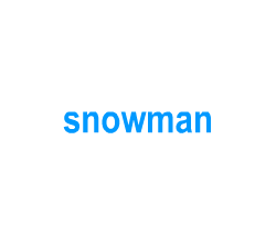 Flashcards: snowman