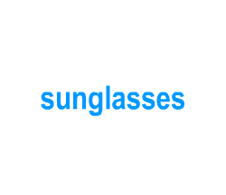 Flashcards: sunglasses